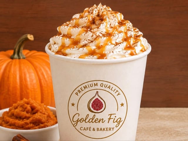 Pumpkin Spice Caramel Latte.