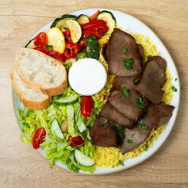 Delicious Gyro Platter Awaits