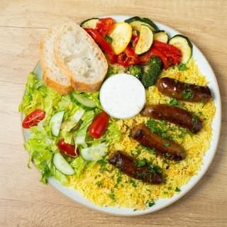 Lamb Merguez Platter